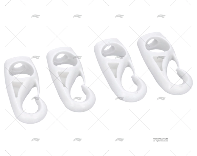 MOSCHETTONE NYLON OCCHIELLO 10mm B (4pz)