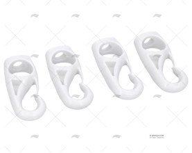 MOSQUETÃO NYLON OLHAL 10mm B (4ud)