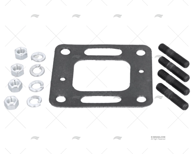 JUNTA COM PARAFUSOS COTOVELO MERCRUISER BARR MARINE