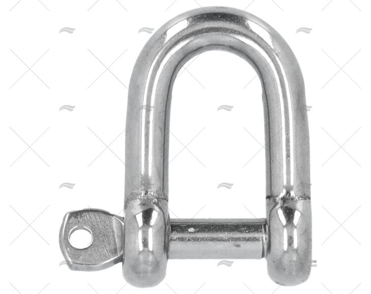 D SHACKLES S.S. SHAFT SAFETY PIN 06mm