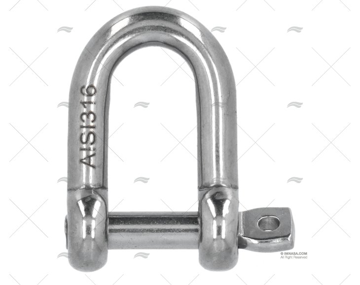 D SHACKLES S.S. SHAFT SAFETY PIN 08mm