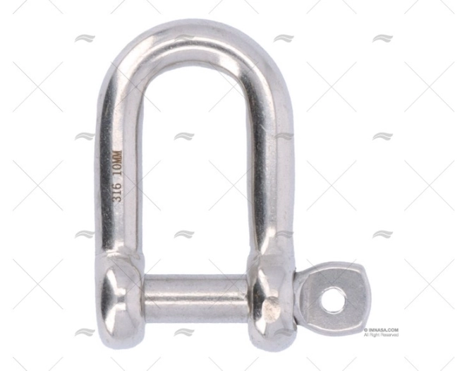 GRILLO DRITTO INOX C/ASSE IMPERDIBILE 10mm