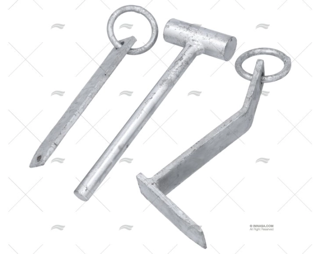 KIT PERNOS MONTANHA GALVANIZADOS C/ARGOLA