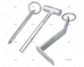 KIT PERNI DI MONTAGGIO ZINCATI C/ANELLO