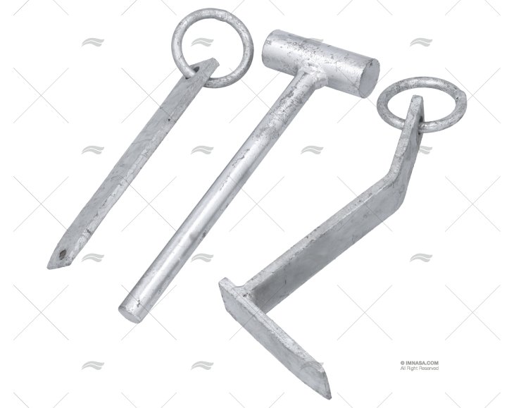 KIT PERNI DI MONTAGGIO ZINCATI C/ANELLO