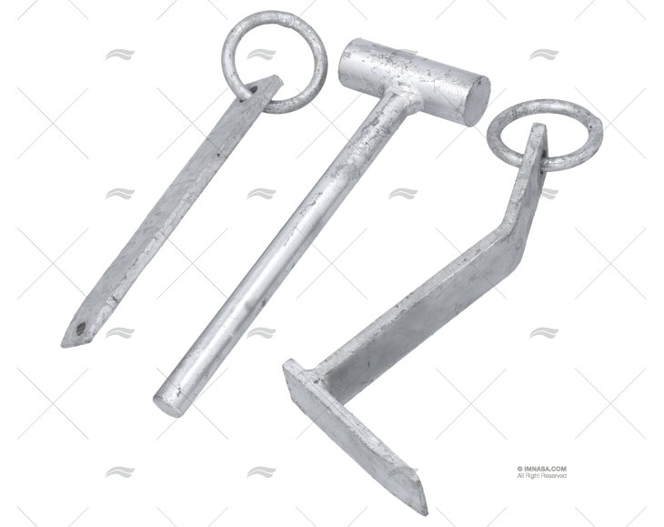 MOUNTAIN BOLT KIT WITH RING GALVANIZED