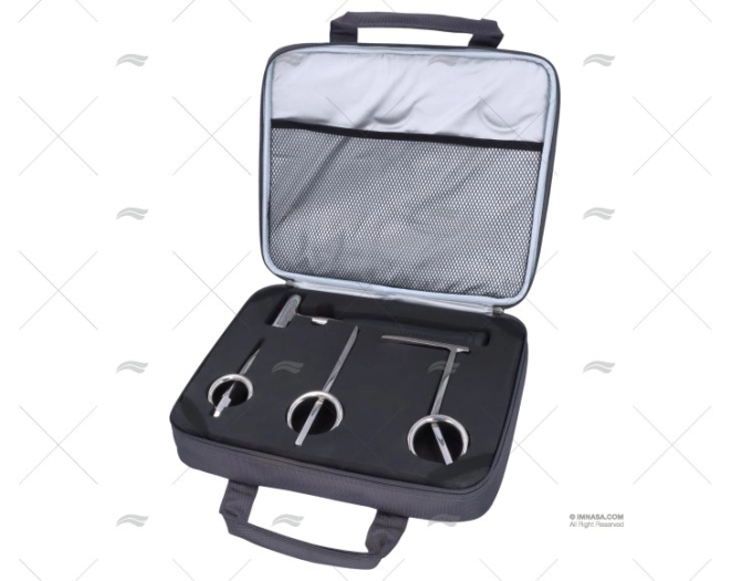 KIT PERNOS MONTANHA INOX C/ARGOLA