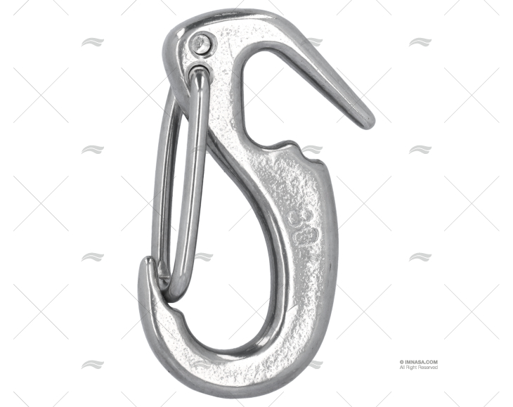 MOSQUETÃO INOX 80mm