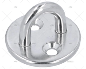 PLATINA REDONDA INOX 5mm COM OLHAL
