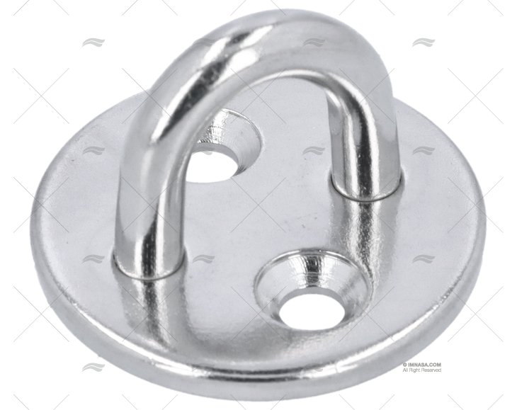 PLATINA REDONDA INOX 5mm COM OLHAL
