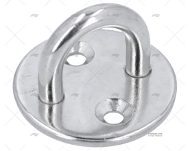 PLATINA REDONDA INOX 6mm COM OLHAL