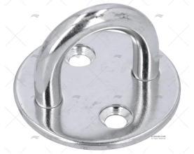 PLATINA REDONDA INOX 8mm COM OLHAL
