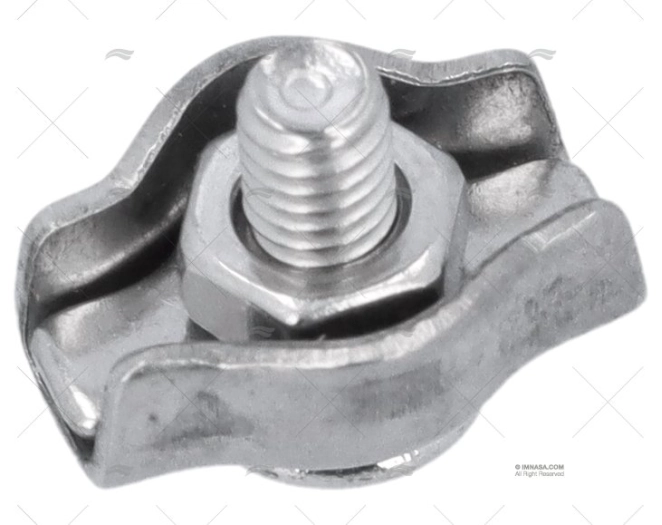 CABLE CLAMP S.S. SIMPLE PLANE 2mm