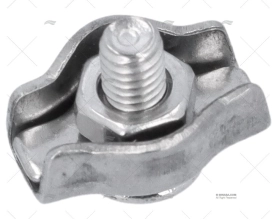 ABRAÇADEIRAS DE CABOS INOX PLANAS SIMPLES  2mm