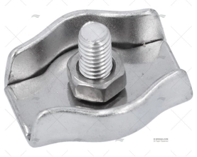 FERMACAVI INOX PIATTO SEMPLICE  5mm