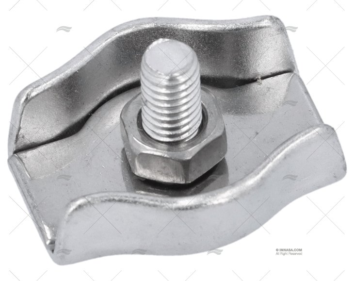 ABRAÇADEIRAS DE CABOS INOX PLANAS SIMPLES  5mm