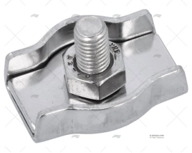 FERMACAVI INOX PIATTO SEMPLICE 10mm