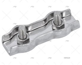 ABRAÇADEIRAS DE CABOS INOX PLANO DUPLO  5mm