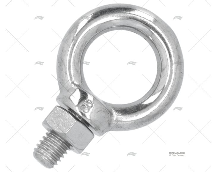 ARGOLA C/PARAFUSO INOX SS 316 M8