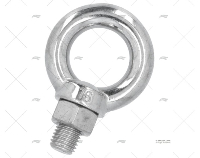 ANELLO C/VITE INOX SS 316 M16