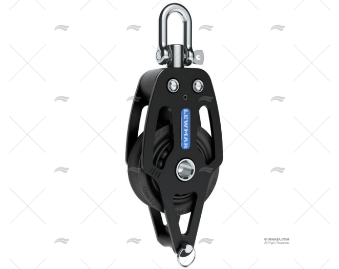 POLEA SIMPLE CON ARRAIGO HTX 50mm LEWMAR