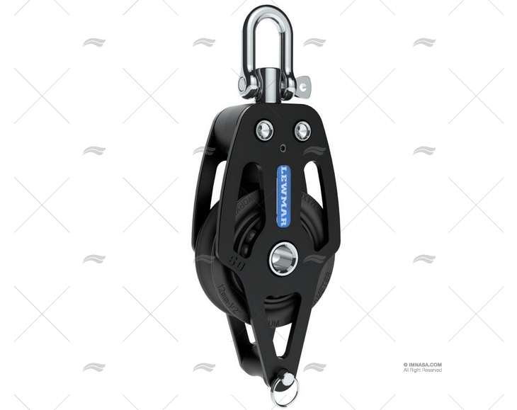 POLIA SIMPLES COM RAIZ HTX 50mm LEWMAR