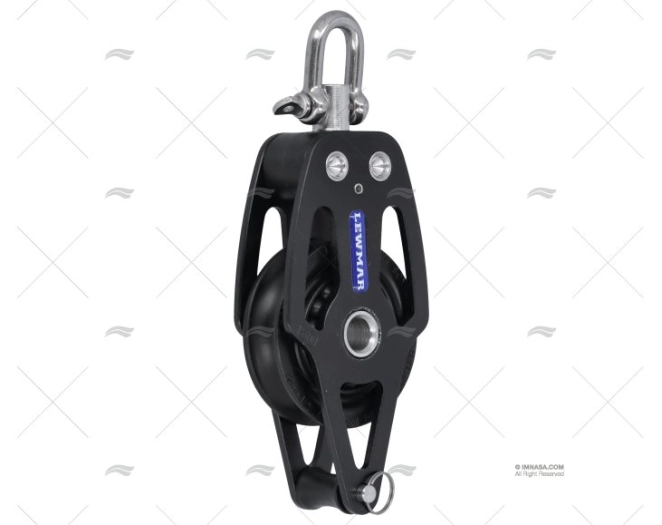 POLEA SIMPLE CON ARRAIGO HTX 60mm LEWMAR