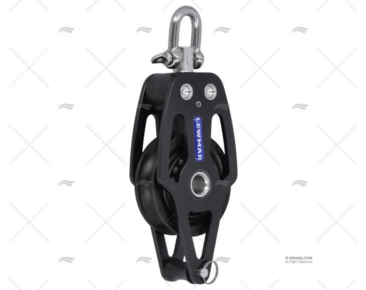 PULEGGIA SEMPLICE CON FISSAGGIO HTX 60mm LEWMAR