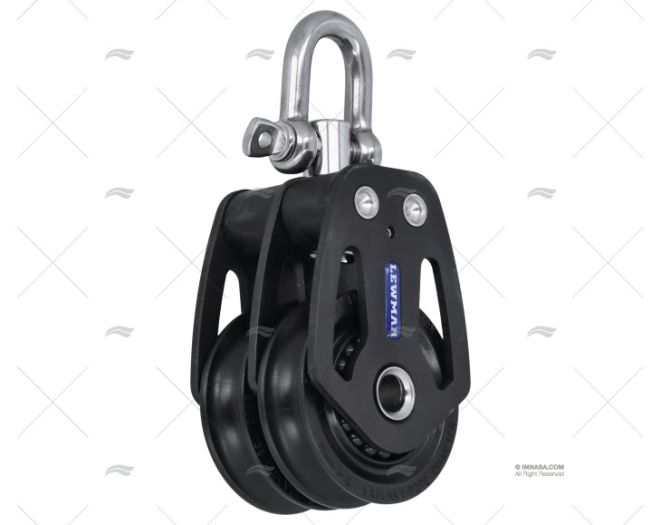 POLIA DUPLO HTX 72mm LEWMAR