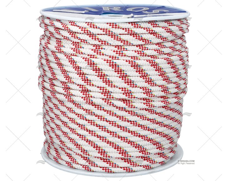 CABO HERCULES 10mm BRANCO/VERMELHO 200m LIROS