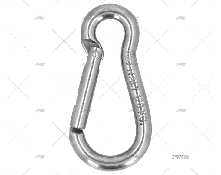 MOSQUETON SIN OJO 50mm INOX KONG