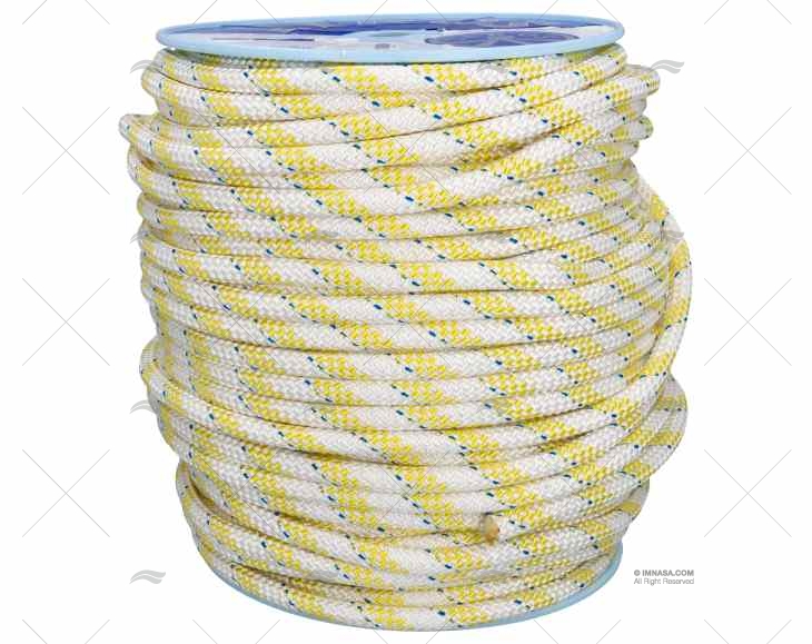 CABO HERCULES 12mm BRANCO/AMARELO 200m LIROS