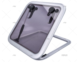 ALUMINIUM LOW PROFILE HATCH 481x481mm