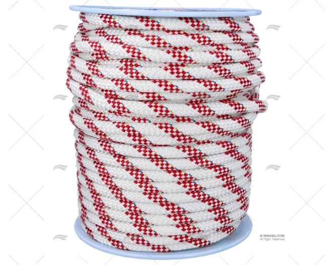 CABO HERCULES 16mm BRANCO/VERMELHO     100m LIROS