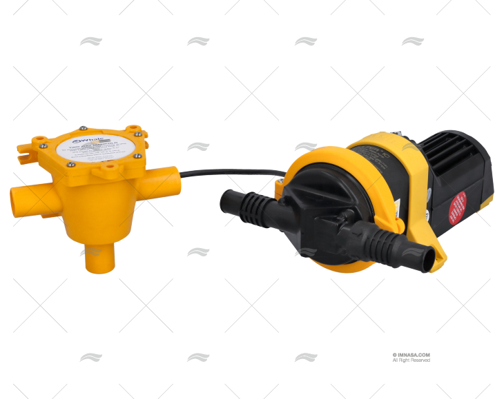 BOMBA WASTE 12V 3960L/H WHALE GREY IC