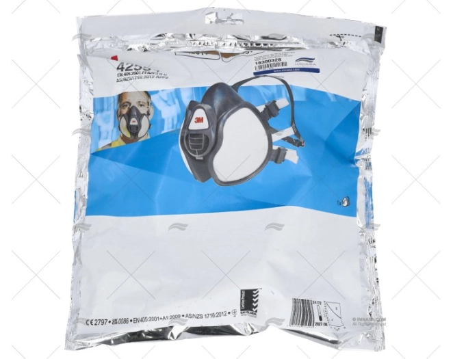 MASCARA MOSCA C/FILTROS INTEGRADOS A2P3 3M