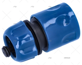 RACCORDO 1/2" CON VALVOLA DI ARRESTO