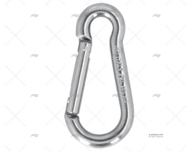 MOSCHETTONE SENZA OCCHIELLO 70mm INOX KONG