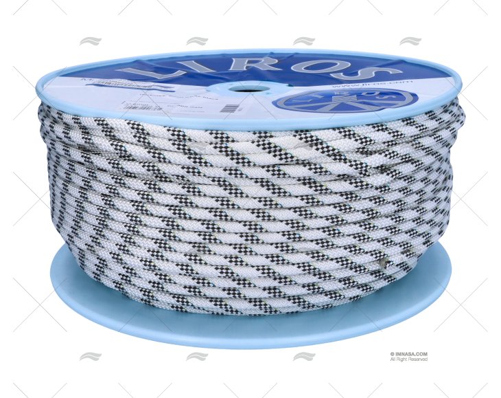 CABO HERCULES 06mm BRANCO / PRETO 200m LIROS