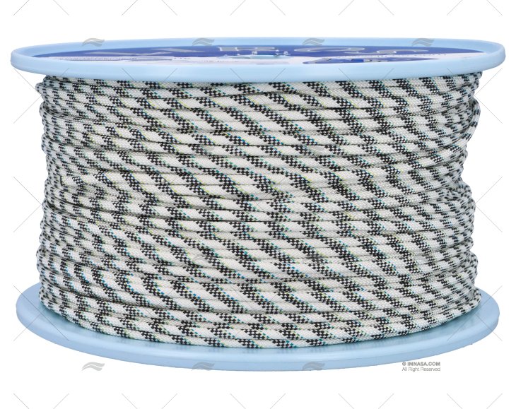 HERCULES ROPE 04mm WHITE/BLACK 250m LIROS