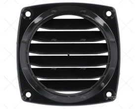 GRIGLIA NERA 76x62MM CON TUBO