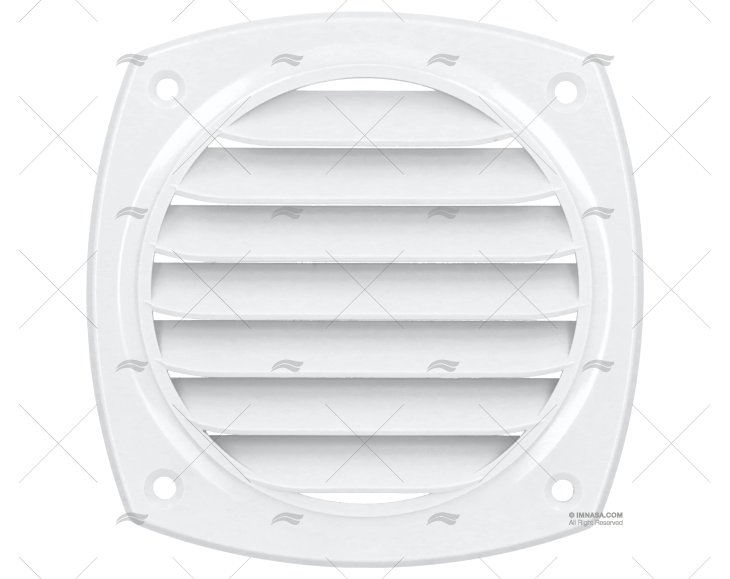 GRILLE AERATION BLANC 102mm