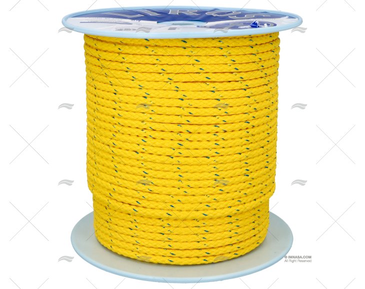 CORDAGE LIROS NAUTIC 10mm JAUNE 200m
