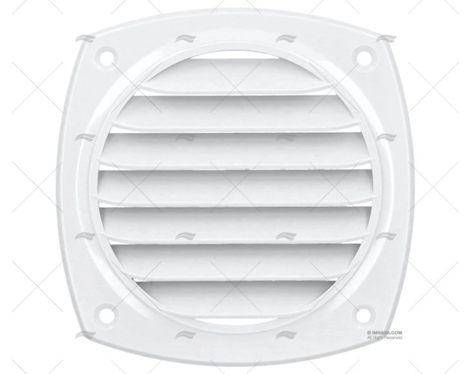 GRIGLIA BIANCA 125 x 125mm Ø100 mm