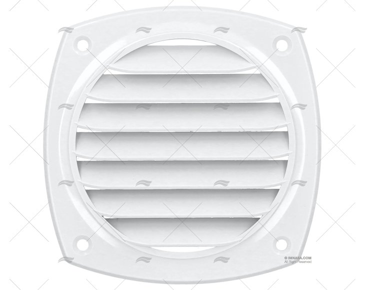 ABS HOSE VENT WHITE 102X76mm