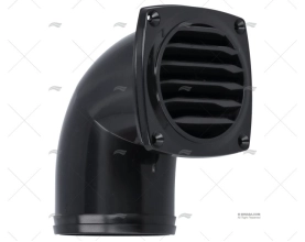 GRELHA PRETA 90º 94X94mm