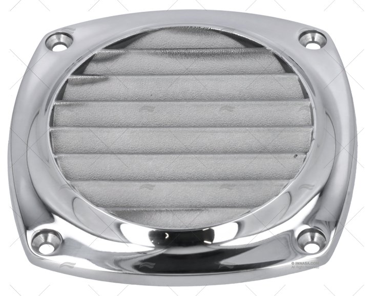 GRILLE INOX CHROME 76MM