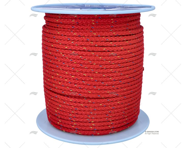 CORDAGE LIROS NAUTIC 10mm ROUGE 200m