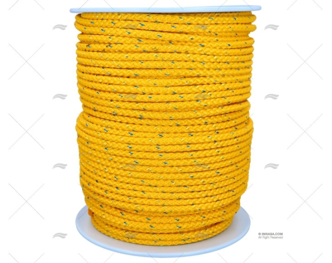 CORDAGE LIROS NAUTIC 12mm JAUNE 200m