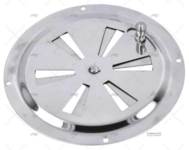 STAINLESS STEEL GRILL 4" WITH LOCKER